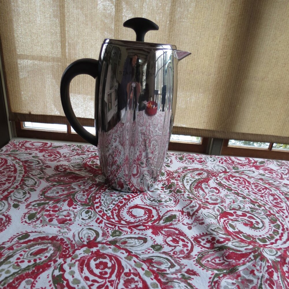 Starbucks Barista French Press Coffee Maker Stainless Steel Insulated 2003